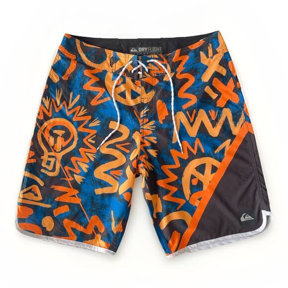 Quicksilver Board‎ Shorts Swim Size 32 - Picture 1 of 7